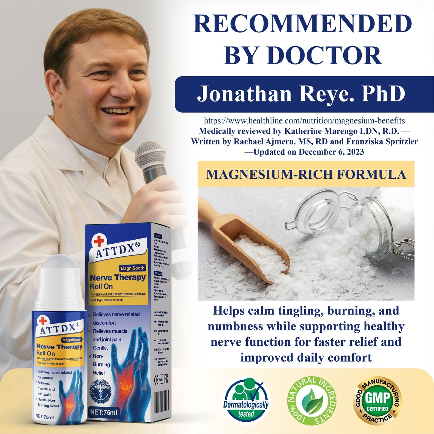 MagniSooth Ρολ-Ον για Ανακούφιση Νευρικού Πόνου