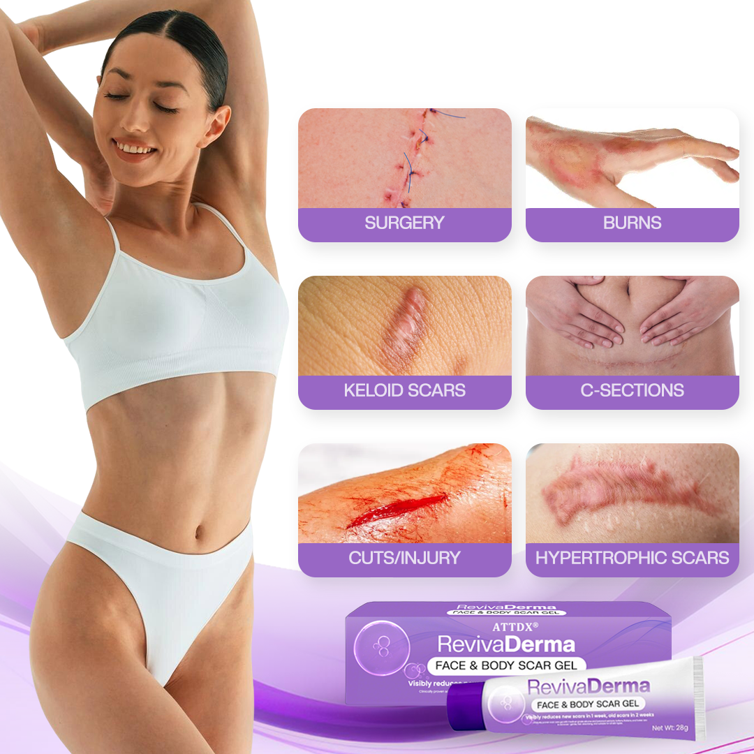 Τζελ RevivaDerma για Ουλές Προσώπου & Σώματος